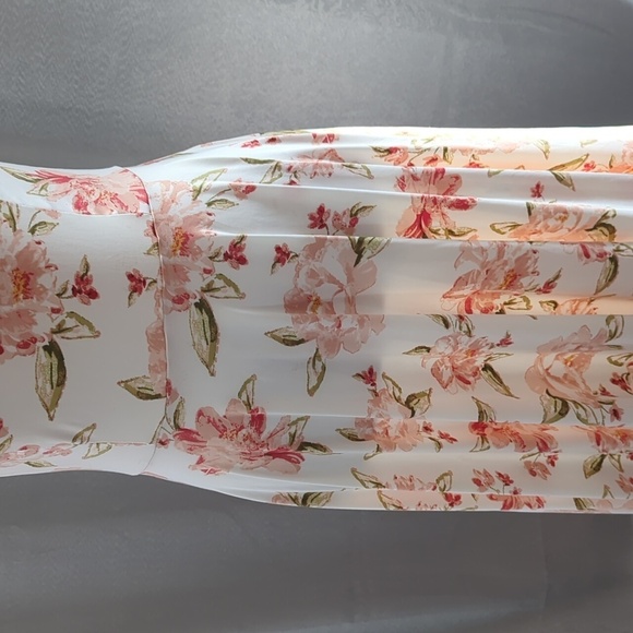 BFamous Floral Strapless High Low Dress - Picture 3 of 8